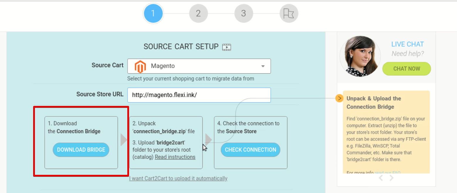 download the Connection Bridge archive